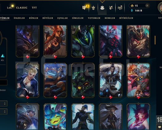 118 LVL + 125 KOSTÜM + 172 HERO + GOLD 4 + MAİL!