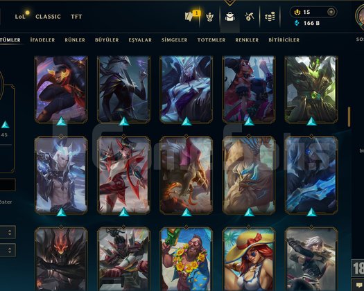 118 LVL + 125 KOSTÜM + 172 HERO + GOLD 4 + MAİL!