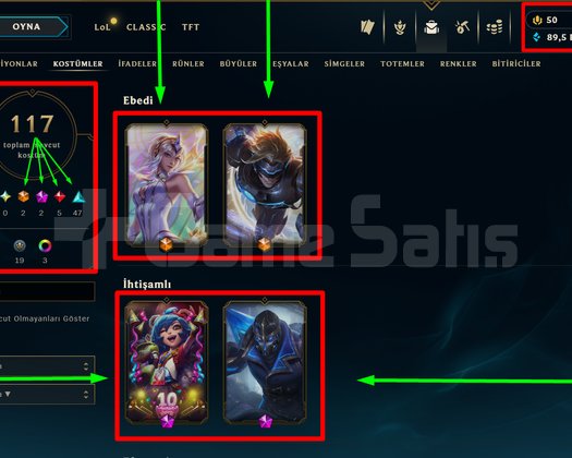 127 LVL + 117 KOSTÜM + 163 HERO + TEL + MAİL!