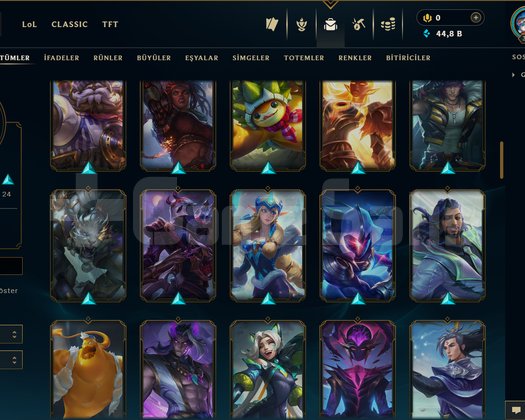 309 LEVEL / 96 SKİN / FUL HERO +MAİL +16K SATIŞ