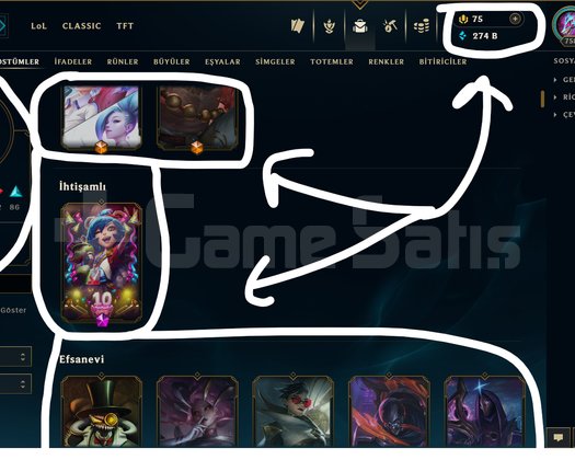758 LEVEL / 240 SKİN / FUL HERO +MAİL +16K SATIŞ