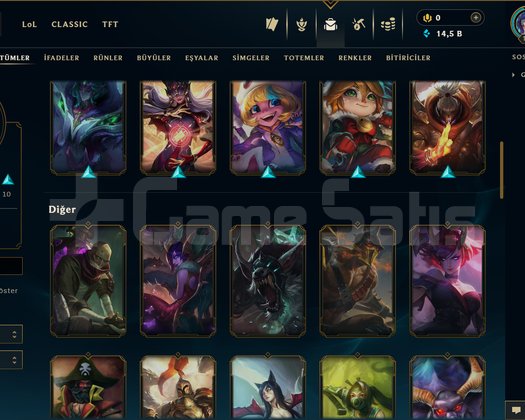 134 LEVEL / 64 SKİN / 118 HERO +MAİL +16K SATIŞ