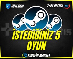 İstediğiniz 5 Oyun + OTO GUARD + Garanti