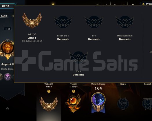 Euw/Gold 1-45 lp 109 skin 2298 RP