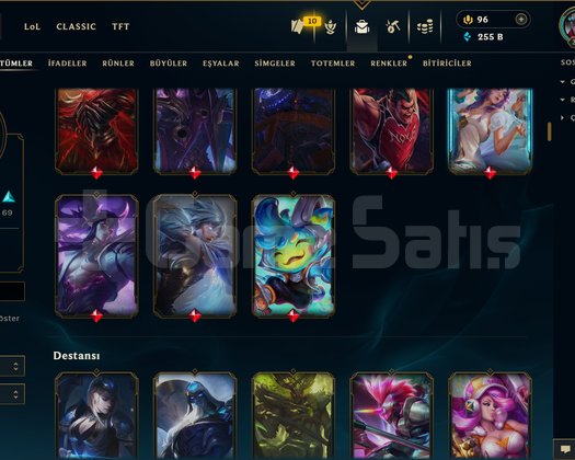 347 LEVEL / 203 SKİN / FUL HERO +MAİL +16K SATIŞ