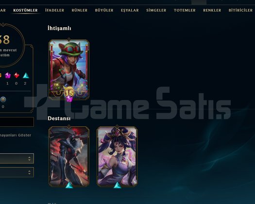 DERECELİ HAZIR / BOL KOSTÜM / UNRANKED