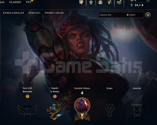 DERECELİ HAZIR / BOL MAVİ ÖZ / UNRANKED