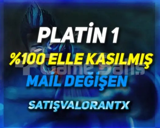 TR - PLATİN - MAİL DEĞİŞEN - ELLE KASILMIŞ!