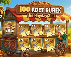 100 adet kürek