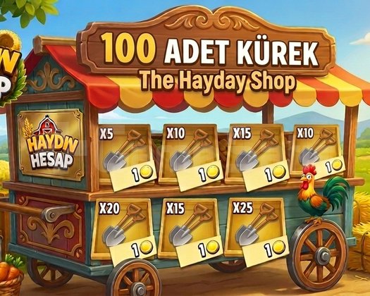 100 adet kürek