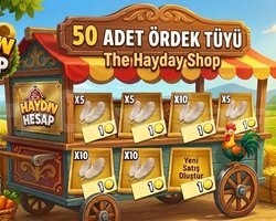 50 adet ördek tüğü