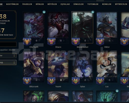 TR SERVER ZÜMRÜT 4 266 skin hesap