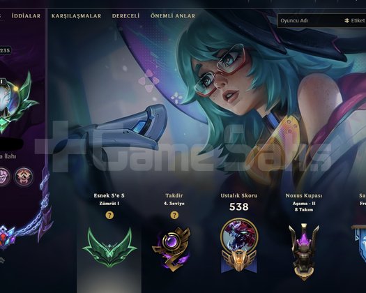 TR SERVER ZÜMRÜT 4 266 skin hesap