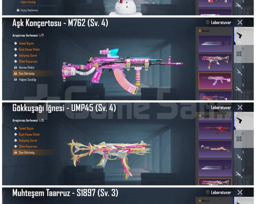 BUZ MAXX MASKARA M7 4 LVL 57 DS 53 COLL XSUİTLİ