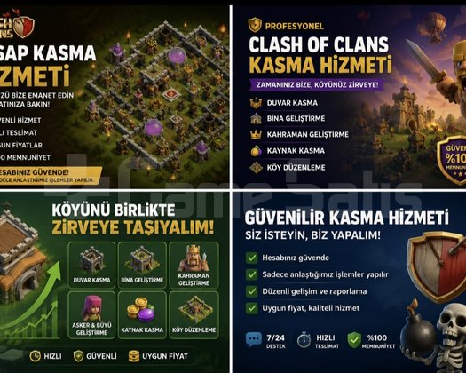 Clash of Clans Hesap Geliştirme Hizmeti