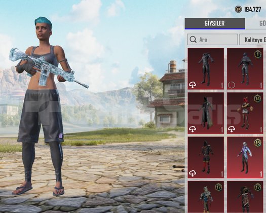 BUZ M4 4 SEVİYE PUBG HESABİ