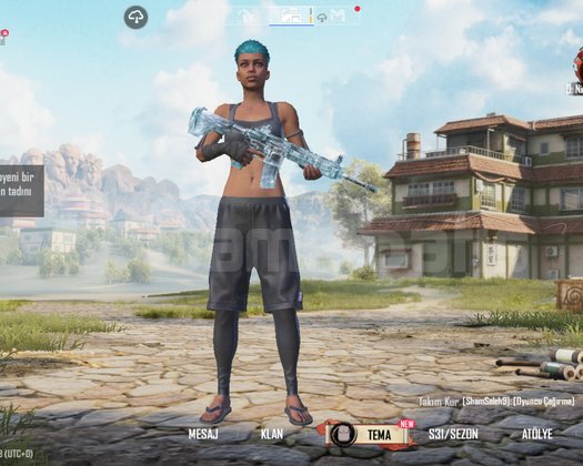 BUZ M4 4 SEVİYE PUBG HESABİ