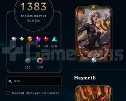 1.383 SKİNLİ DEV KOLEKSİYON | 1.1M RENGAR |