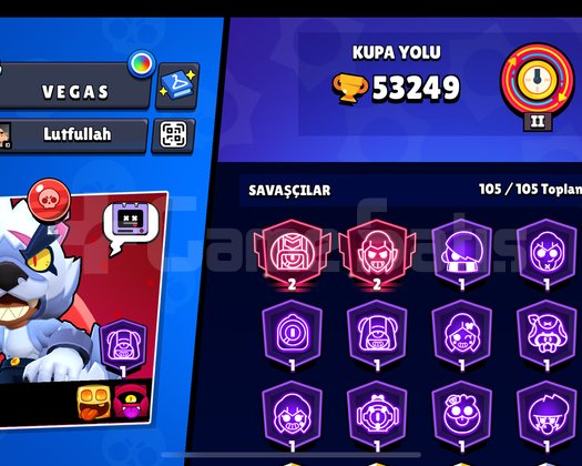 BRAWL STARS MÜKEMMEL 50 K KUPALI,BOL KOSTÜMLÜ