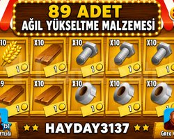 89 ADET AĞIL YÜKSELTME MALZEMESİ HEMEN TESLİM