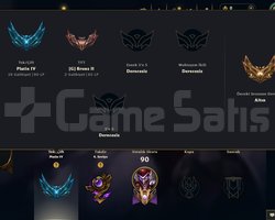 FRESH HESAP 72K MÖ PLAT-4 +30LP YÜKSEK MMR 6SKİN8K