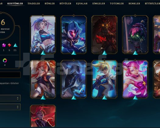 TR 86 kostüm zümrüt 4 63 winrate