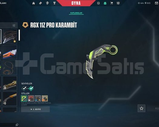 VALORANT HESAP /RGX KARAMBİT