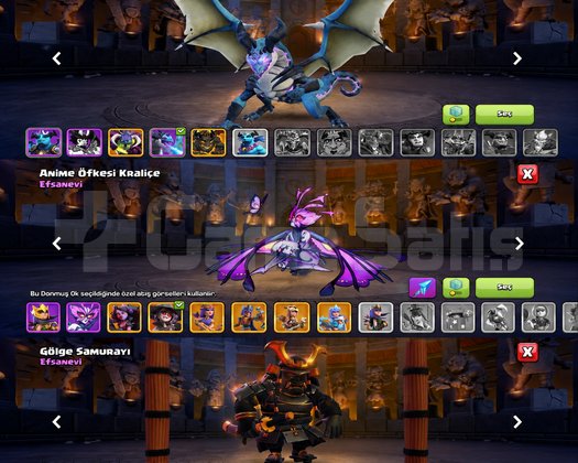 325 Seviye TH18 max hesap 55skin +10 XL Arka Plan
