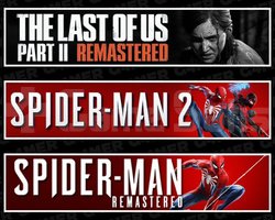 The Last Of Us 2 +Spider-Man 2 +Remastered
