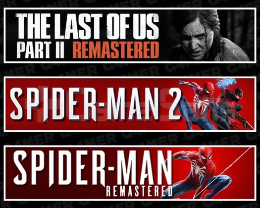 The Last Of Us 2 +Spider-Man 2 +Remastered