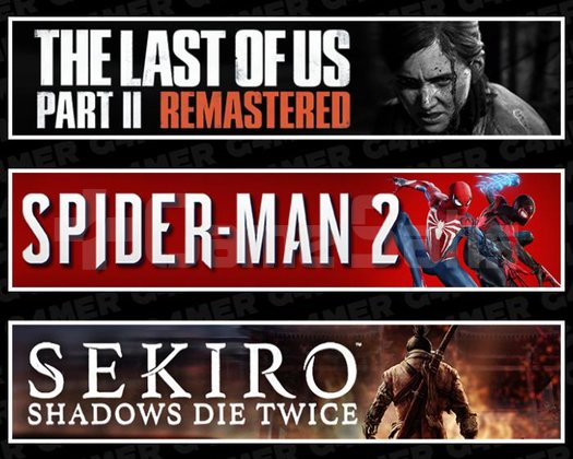 The Last Of Us 2 +Spider-Man 2 +Sekiro