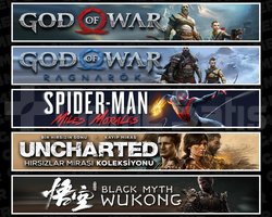 GOW +Ragnarök +Miles +UNCH +Wukong