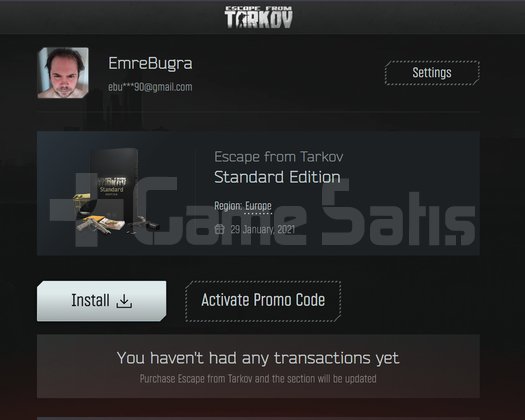 Ucuza Escape From Tarkov Hesap