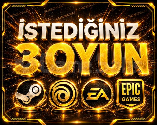 İstediğiniz 3 Oyun +Garanti