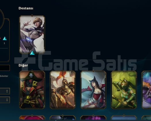 EUW FRESH GOLD 36 SKIN +30LP GAİN