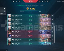 100100 Unranked Hesap WR YÜKSEK