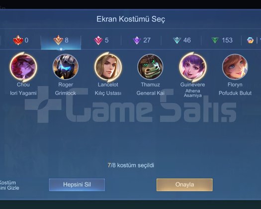 239 SKIN | 8 ÖZEL COLLAB | 3 KOF GUNİ.CHOU,KARİNA