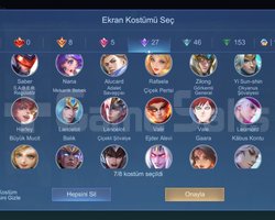 239 SKIN | 8 ÖZEL COLLAB | 3 KOF GUNİ.CHOU,KARİNA