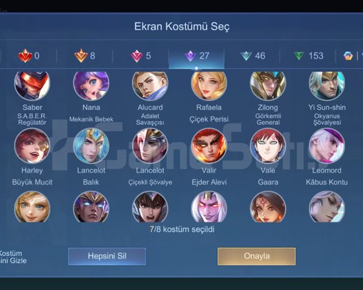 239 SKIN | 8 ÖZEL COLLAB | 3 KOF GUNİ.CHOU,KARİNA
