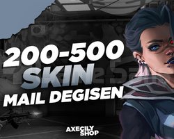 VIP | 200-500 SKİN | MAİL DEĞİŞEN | +16.000 SATIŞ