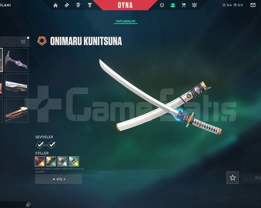 FRESH ELMAS 1 BOL SKİNLİ KAOS SET + KATANA + CHAMP