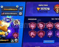 117 K Acil Satılık Brawl Stars Hesabi