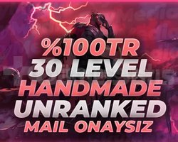 TR UNRANKED 30 LEVEL FRESH MAİL ONAYSIZ