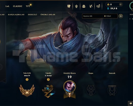 EUW GOLD4 60WR FRESH