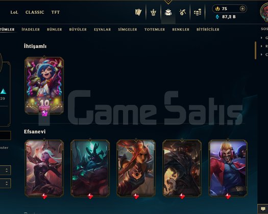 MASTER ELO 106 KOSTÜMLÜ UCUZ HESAP 46 HEX SANDIĞI