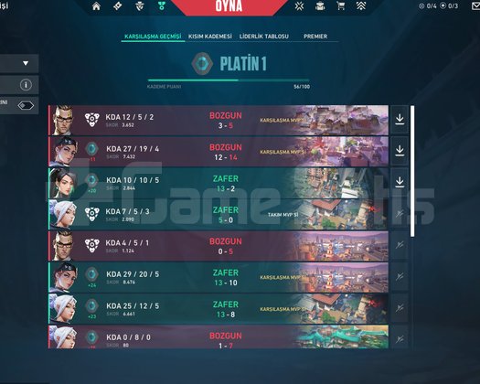 lol tr dia4 hesap + valorant plat 1