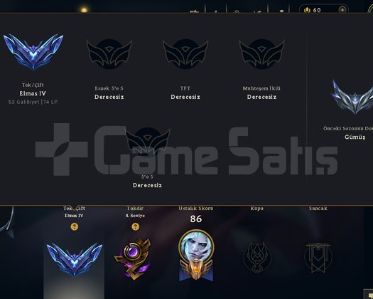 lol tr dia4 hesap + valorant plat 1