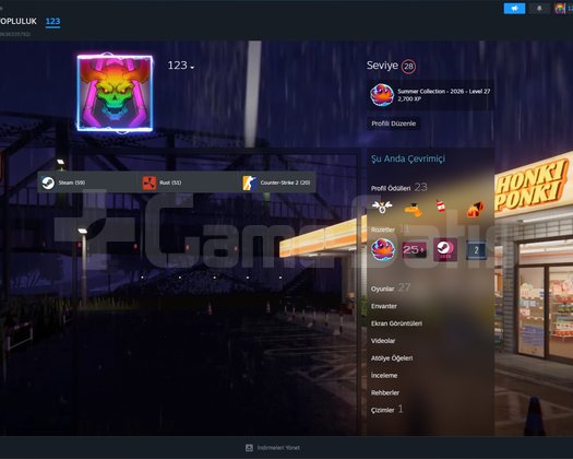 28 LVL 8 ONLINE OYUN OLAN BEDAVA FİYATINA HESAP