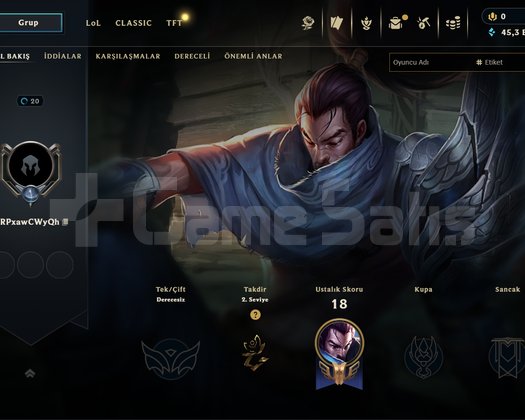EUW 20 Level Hanmade Eğlenmelik Hesaplar