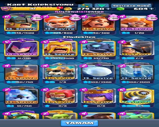 7500 KUPA CLASH ROYALE + 10 K KUPA BRAWL STARS